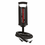 Intex Double Quick II handpomp 37 cm met slang en opzetstukken voor luchtbed en opblaasbare producten