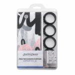 Scarlett Classics douchegordijn met kleurrijke print 178×183 cm inclusief 12 haken.