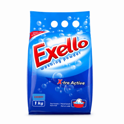 Excello Waspoeder Cherry 1 kg verpakking op witte achtergrond