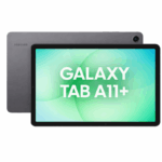 Samsung Galaxy Tab A11+ 11 inch tablet grijs 128GB voorkant en achterkant