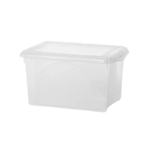 Plasvale Opbergbox 12.5 Liter met Deksel Transparante Opbergdoos