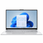 ASUS VivoBook Go open laptop met toetsenbord en scherm