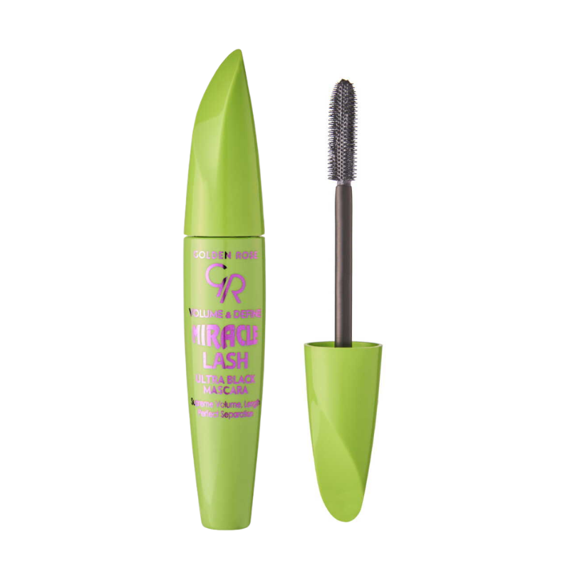 8691190069797 Golden Rose Volume & Divine Miracle Lash Mascara - Ultra Black - Afbeelding 1