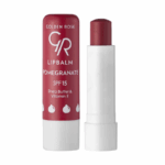 Verzorg je lippen met Golden Rose Lip Balm SPF15. Hydraterend, beschermend en met frisse pomegranate smaak voor een gezonde glow.