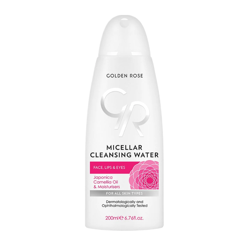 8691190070342 Golden Rose Micellar Cleansing Water verwijdert make-up en reinigt de huid in één stap. Mild, hydraterend en geschikt voor dagelijks gebruik.