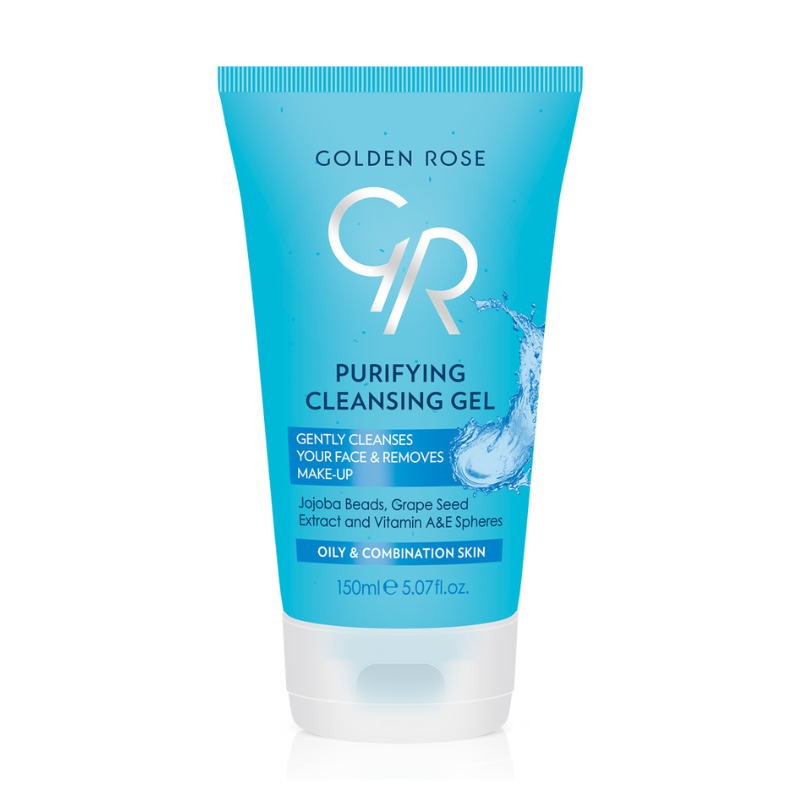 8691190120566 Reinig je huid met Golden Rose cleansing gel. Exfolieert mild, reinigt poriƫn en zorgt voor een zachte, stralende huid.