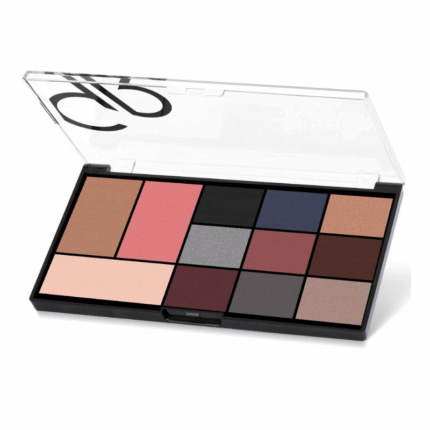 Golden Rose City Style Face and Eye Palette 02 Smokey met oogschaduw blush bronzer en highlighter