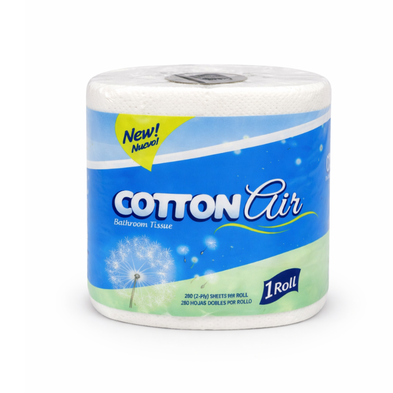 91005010000N Cotton Air toiletpapier rol 280 vellen 2-laags