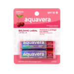 Aquavera Lip Balm Cherry SPF15 - 2 Stuks