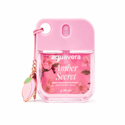 Aquavera Hand Sanitizer Spray Amber Secret 35 ml handspray met amber geur
