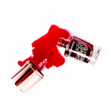 Aquavera Juicy Kisses Tint Rumores 10 ml rode lip en cheek tint vloeibare make-up productfoto