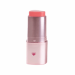 Aquavera Stick Blush 02 Coral in roze verpakking met romige koraalkleurige blush stick op witte achtergrond