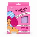 Aquavera Turban Twist Haarhanddoek - Lila