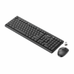 Bavin G-K-997 draadloze toetsenbord en muis set met USB ontvanger op witte achtergrond