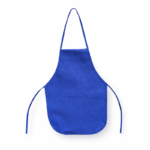 Kinder knutselschort 33x48 cm groen met strikbanden - blauw blue