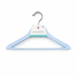 Plastic Kledinghagerset 3 Stuks - Diverse Kleuren