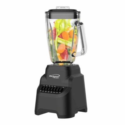 Brentwood blender 500W met glazen kan en 10 snelheden zwart