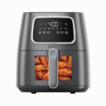 Kitchen Elite air fryer 5.5QT grijs met touchscreen en grote bak