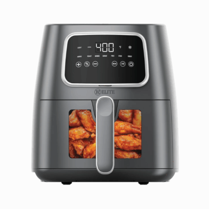 Kitchen Elite air fryer 5.5QT grijs met touchscreen en grote bak