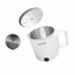 Brentwood reis waterkoker 0.8L wit opvouwbaar met hot pot functie