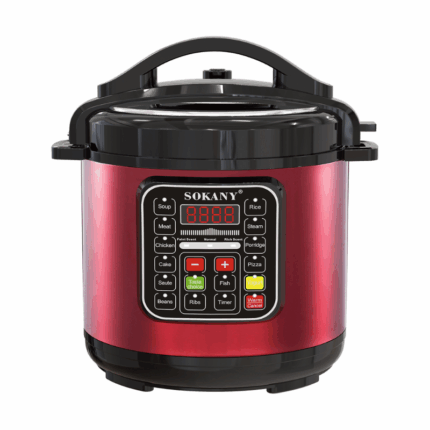 Sokany elektrische snelkookpan 5 liter multicooker met digitaal display en meerdere kookprogramma’s