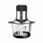 Sokany elektrische chopper 2 liter 800W met glazen kom en roestvrijstalen messen