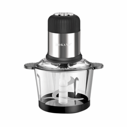 Sokany elektrische chopper 2 liter 800W met glazen kom en roestvrijstalen messen