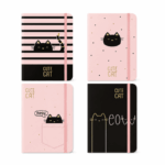 Notitieboek met Cute Cat Print - 14×21 cm