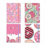 Notitieboek met Donut Print - 14×21 cm