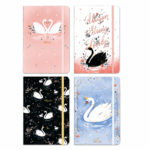 Notitieboek met Zwanen Print - 14×21 cm