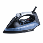 Brentwood stoomstrijkijzer 1200W zwart met spray en verticale stoomfunctie