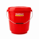 Ratan Emmer met Deksel 14 Liter - Diverse Kleuren - Afbeelding 2