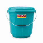Ratan Emmer met Deksel 11 Liter - Diverse Kleuren