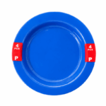 Ronde Plastic Bordenset - 4 Stuks - Diverse Kleuren - Afbeelding 3