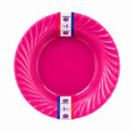 Dynasty Ronde Plastic Bordenset 23 cm - 4 Stuks - Diverse Kleuren