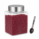 Kolorr Classic voorraadpot van 2700 ml met RVS-look deksel en lepel