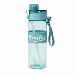 Plastic Waterfles Healthy 850 ml - Diverse Kleuren - Afbeelding 2