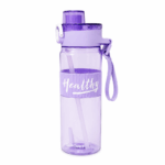 Plastic Waterfles Healthy 850 ml - Diverse Kleuren
