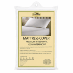 Elegant Home matrasbeschermer twin size waterproof vinyl 99x190x29 cm