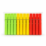 Elegant Home Plastic Wasknijpers Set - 24 Stuks
