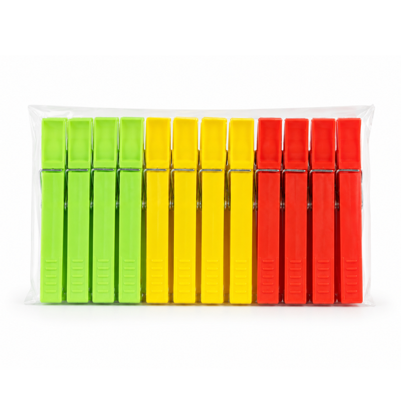 14008 Elegant Home Plastic Wasknijpers Set - 24 Stuks - Afbeelding 1
