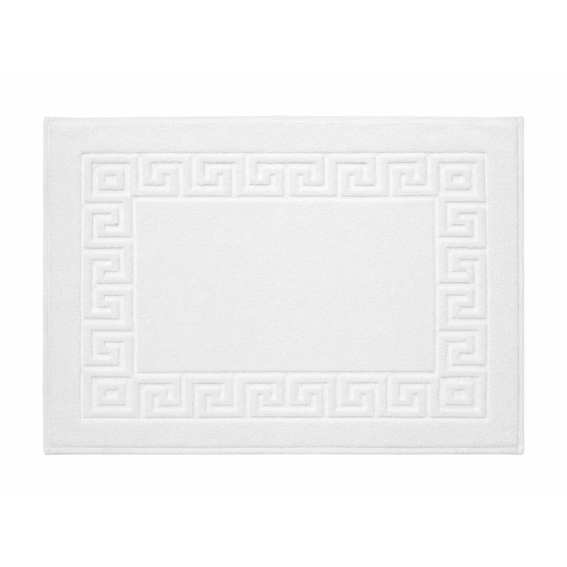 142030315 Elegant Home witte badmat 50x75 cm van 100 procent katoen voor badkamer
