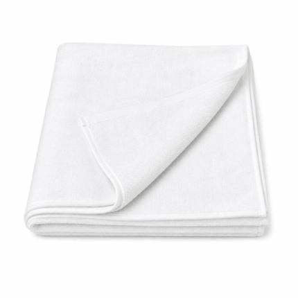 Elegant Home witte baddoek 75x150 cm van 100% katoen