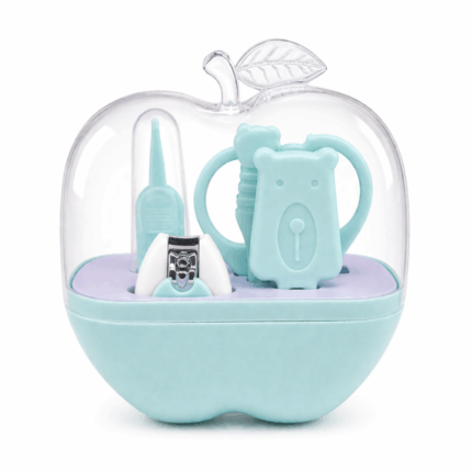 Cutie Baby babyverzorgingsset 5 stuks appelvorm opbergbox nagelverzorging baby set