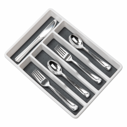 Kennedy bestekbak kunststof lade organizer met vakken 32.5x23x4.5 cm