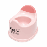 Kinderpotje met rugleuning baby potje voor zindelijkheidstraining roze kunststof potje - rose