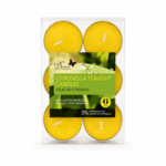 Decore citronella theelichtjes 6 stuks tegen muggen