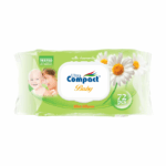 Ultra Compact Baby Billendoekjes Chamomile - 72 Stuks