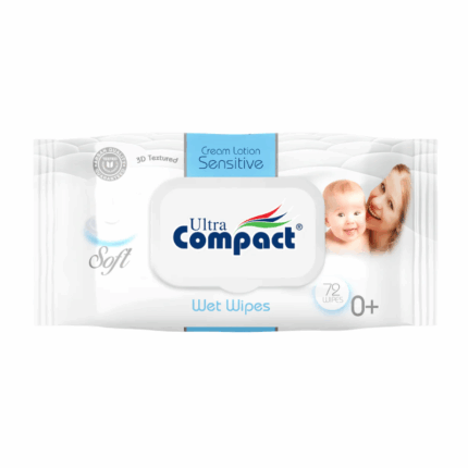 Ultra Compact baby billendoekjes sensitive 72 stuks
