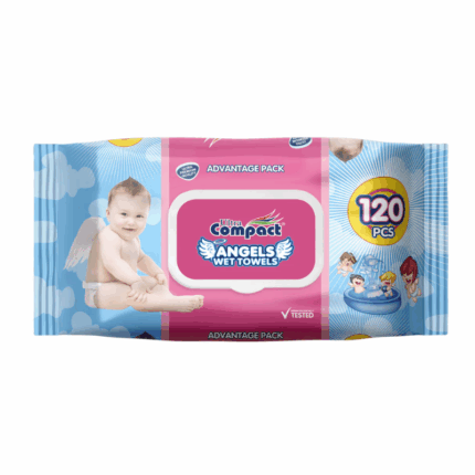 Ultra Compact Baby Billendoekjes Angels - 120 Stuks - Zacht & Verzorgend